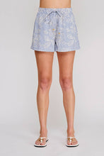 Load image into Gallery viewer, Coastal Bloom Embroidered Shorts