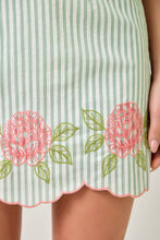 Load image into Gallery viewer, Peony Garden Scallop Skirt
