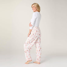 Load image into Gallery viewer, Dreamland Pants: Blush Santa / S/M