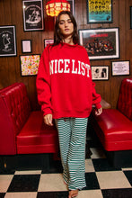 Load image into Gallery viewer, NICELIST | Reversible 'LIST' Mockneck Pullover