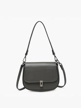 Load image into Gallery viewer, Grecia Metallic Crossbody β Shoulder Strap Bag | EH2569 : Indigo