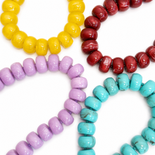 Load image into Gallery viewer, Chunky Resin & Natural Stone Bead Necklace: Honey Caramel