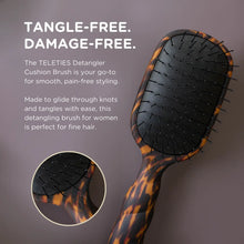 Load image into Gallery viewer, Detangler Hair Brush For Fine Hair - Tortoise
