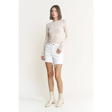Load image into Gallery viewer, Mica White Frayed Shorts