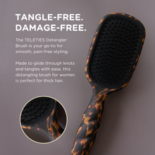Load image into Gallery viewer, Detangler Hair Brush for Fine Hair – Tortoise - Full Size