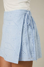 Load image into Gallery viewer, Bluebell Breeze Eyelet Skort