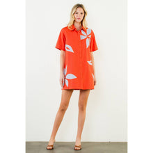 Load image into Gallery viewer, Sunset Bloom Shirt Dress-THML