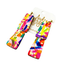 Load image into Gallery viewer, Grace Dangle Spring Summer Geometric Statement Earring - Abstract