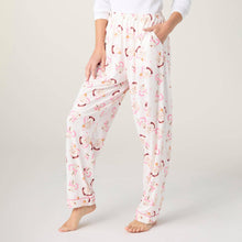 Load image into Gallery viewer, Dreamland Pants: Blush Santa / S/M