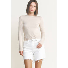 Load image into Gallery viewer, Mica White Frayed Shorts