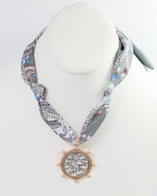 Load image into Gallery viewer, /Shilo Scarf Necklace with Cross Charm