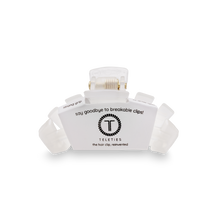 Load image into Gallery viewer, Classic Coconut White Tiny Hair Clip