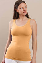 Load image into Gallery viewer, Reversible V or U Neckline Seamless Tank: White / OS