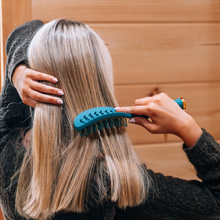 Load image into Gallery viewer, Vented Hair Brush - Teal With It