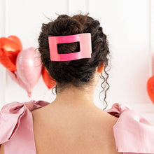 Load image into Gallery viewer, Flat Rectangle Hair Clip | Large | Kiss & Tell