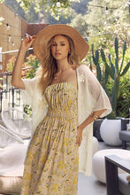 Load image into Gallery viewer, Seaside Bloom Knit Kimono Cardigan
