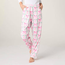 Load image into Gallery viewer, Dreamland Pants: Blush Santa / S/M
