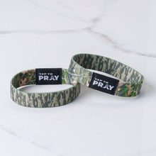 Load image into Gallery viewer, Tap To Pray™ Wristbands - Forest & Tree Bark Camo