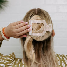 Load image into Gallery viewer, Pine & Pearl | Large | Flat Square Hair Clip