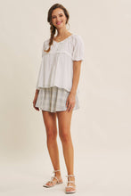 Load image into Gallery viewer, Sweet Grace Ruffle Cotton Blouse