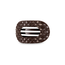 Load image into Gallery viewer, Flat Round Hair Clip | Small | Truly Taupe Quilted