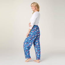 Load image into Gallery viewer, Dreamland Pants: Blush Santa / S/M