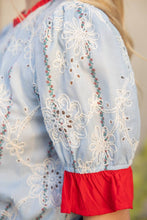 Load image into Gallery viewer, Sweet Blossom Eyelet Top