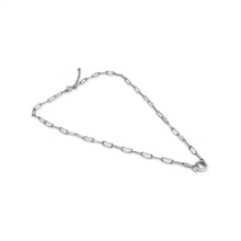 Load image into Gallery viewer, Stainless Steel Paperclip Carabiner Charm Holder Necklace: Gold / 18"+2"