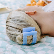Load image into Gallery viewer, Flat Rectangle Hair Clip | Large | Blue Lagoon