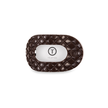 Load image into Gallery viewer, Flat Round Hair Clip | Small | Truly Taupe Quilted
