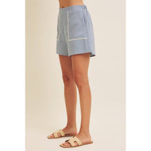 Load image into Gallery viewer, Seabreeze Embroidered Linen Shorts