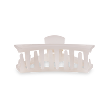 Load image into Gallery viewer, Open Coconut White Medium Hair Clip