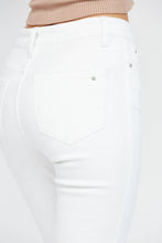 Load image into Gallery viewer, HIGH RISE CROP FLARE WITH UNEVEN HEM