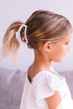 Load image into Gallery viewer, Open Coconut White Medium Hair Clip
