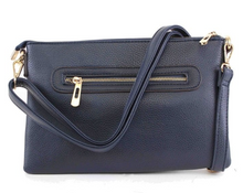 Load image into Gallery viewer, Ellen Three Compartment Wristlet Fashion Clutch/Crossbody