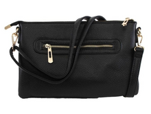 Load image into Gallery viewer, Ellen Three Compartment Wristlet Fashion Clutch/Crossbody