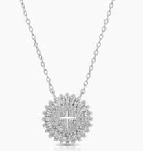 Load image into Gallery viewer, Shimmering Cross Necklace