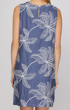 Load image into Gallery viewer, Coastal Bloom Embroidered Dress
