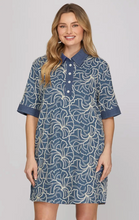 Load image into Gallery viewer, Harbor Breeze Collared Dress