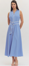 Load image into Gallery viewer, Harbor Chic Belted Dress