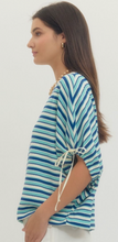 Load image into Gallery viewer, Ocean Breeze Stripe Tee
