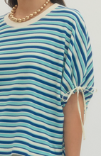 Load image into Gallery viewer, Ocean Breeze Stripe Tee