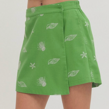 Load image into Gallery viewer, Seaside Charm Embroidered Skort