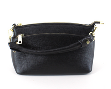 Load image into Gallery viewer, Genuine Leather Crossbody Bag-NAVY