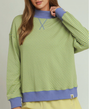 Load image into Gallery viewer, Reversible Stripe and Polka Dot Pullover