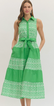Load image into Gallery viewer, Garden Party Tiered Midi Dress