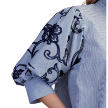 Load image into Gallery viewer, MACY PINSTRIPE TOP