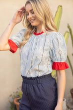 Load image into Gallery viewer, Sweet Blossom Eyelet Top