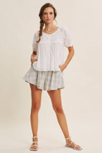 Load image into Gallery viewer, Sweet Grace Ruffle Cotton Blouse