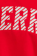 Load image into Gallery viewer, 'MERRY' Embroidered Mock Neck Sweatshirt